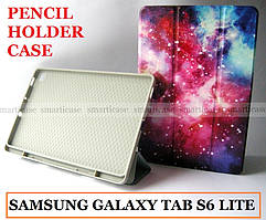 Протиударний чохол Smart Pencil Holder Галактика для Samsung Galaxy Tab S6 Lite 10.4 2020
