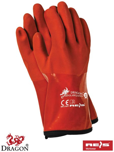 Защитные термоизолирующие перчатки из ПВХ RPOLARGJAPAN P - фото 2 - id-p183959691