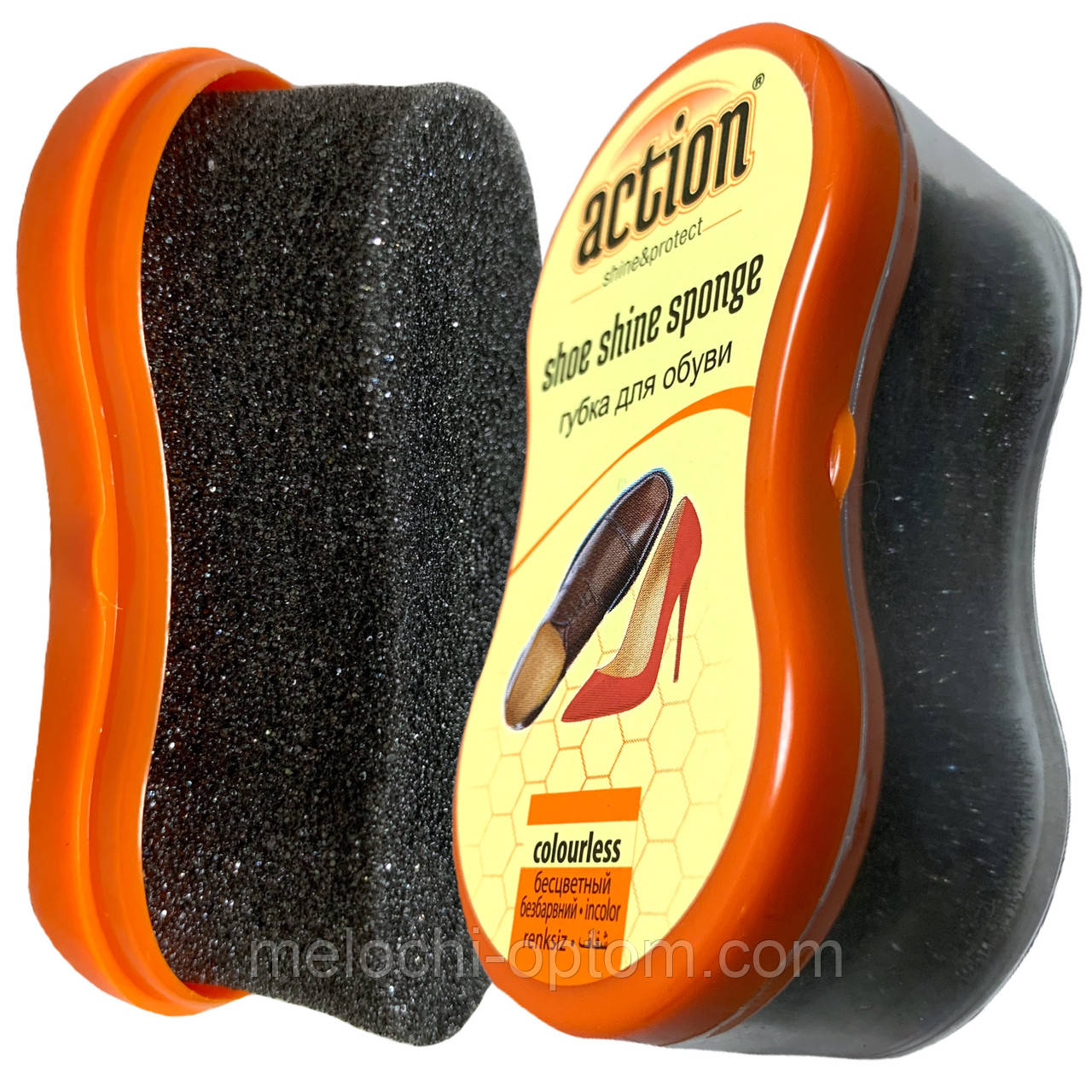 ACTION губка для взуття mini (безбарвний)