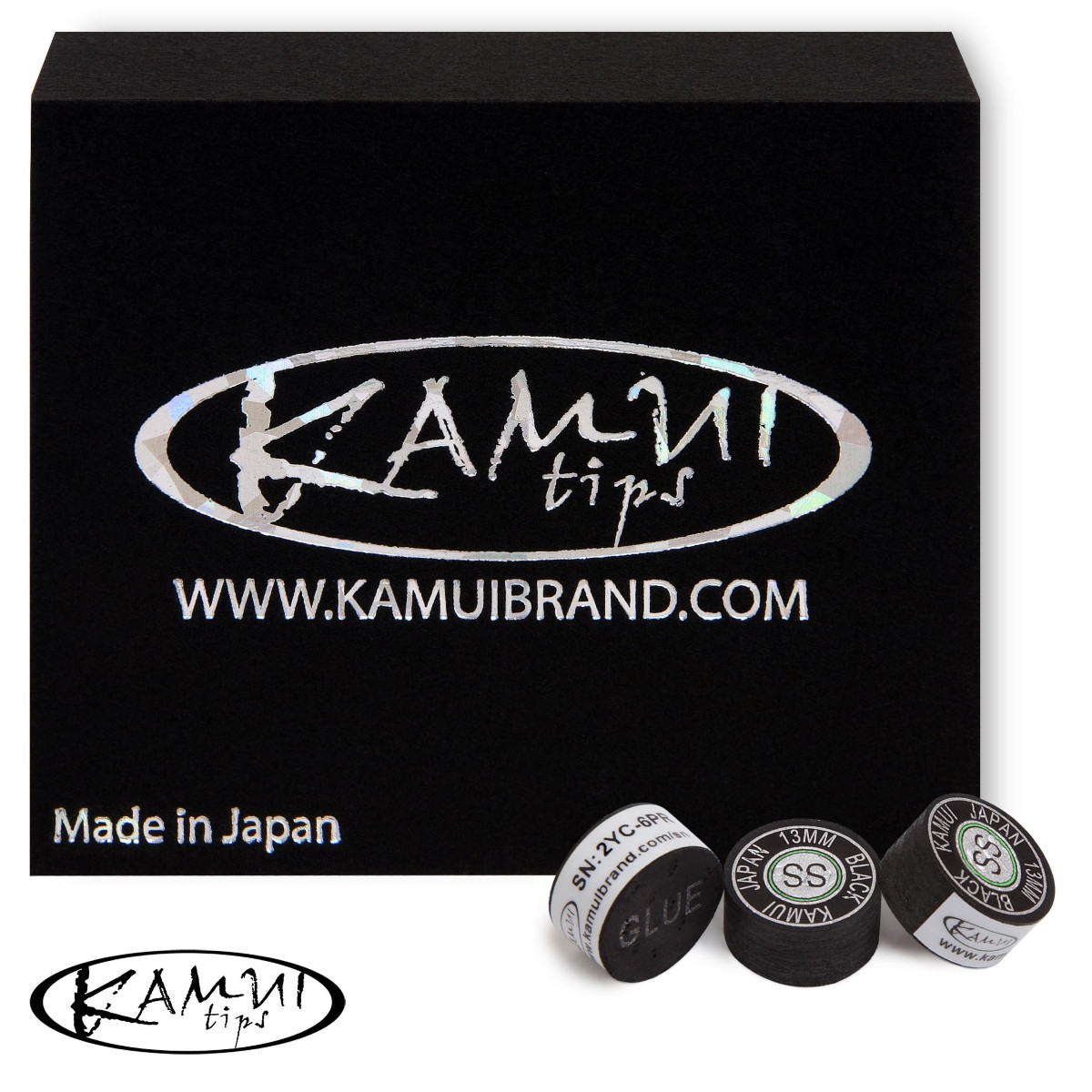 Наклейка для кия Kamui Black D13мм Super Soft 1шт