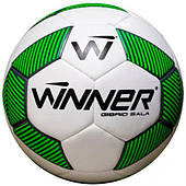 М'яч футзальний Winner Gibrid Sala розмір 4 біло-зелений для футзалу (2252H)