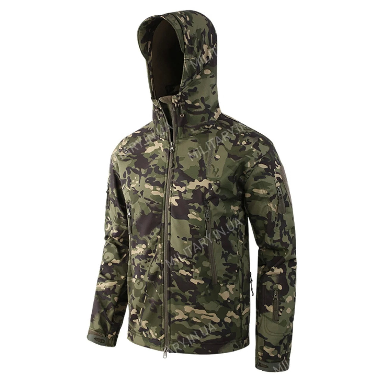 Куртка тактична Softshell (CAMO-GREEN) Софтшелл