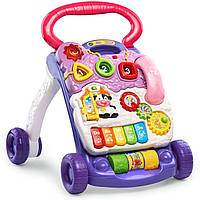 Ходунки толкатели Обучение сидя и стоя Фиолетовые VTech 80-077030