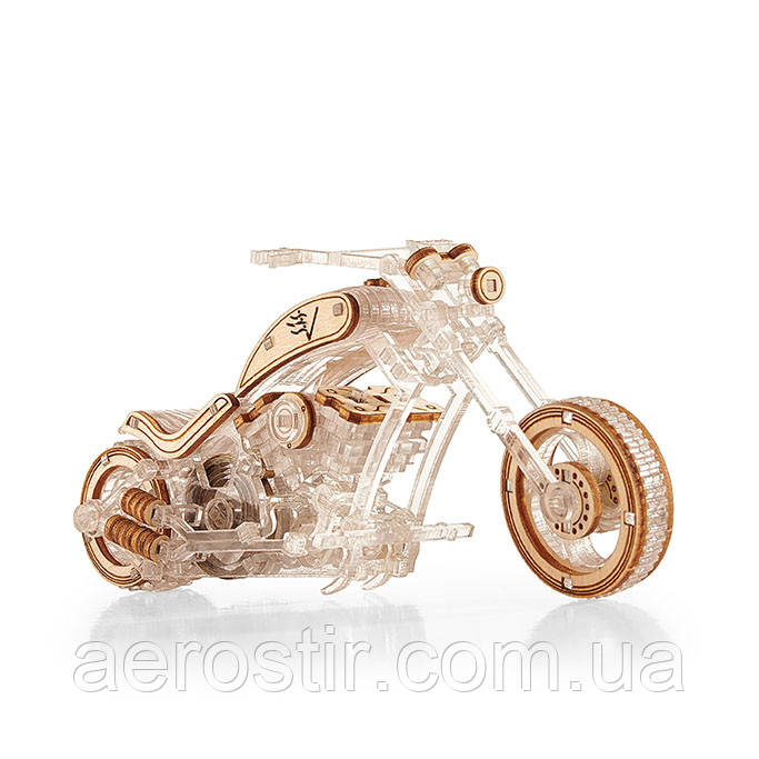 Збірний механічний 3D конструктор Мотоцикл CHOPPER-V1