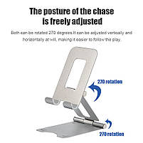 Підставка для смартфона настільна Phone Holder Remax Silver, фото 5