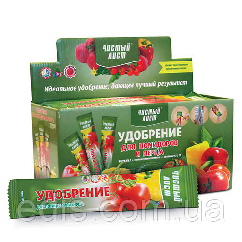 Добриво мінеральне для томатів і перцю, 100 г, Чистий лист, Kvitofor