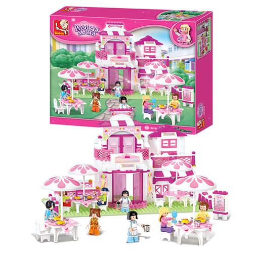 Конструктор SLUBAN M38-B0150 "Розова мрія" кафе, 306 дет., фото 1