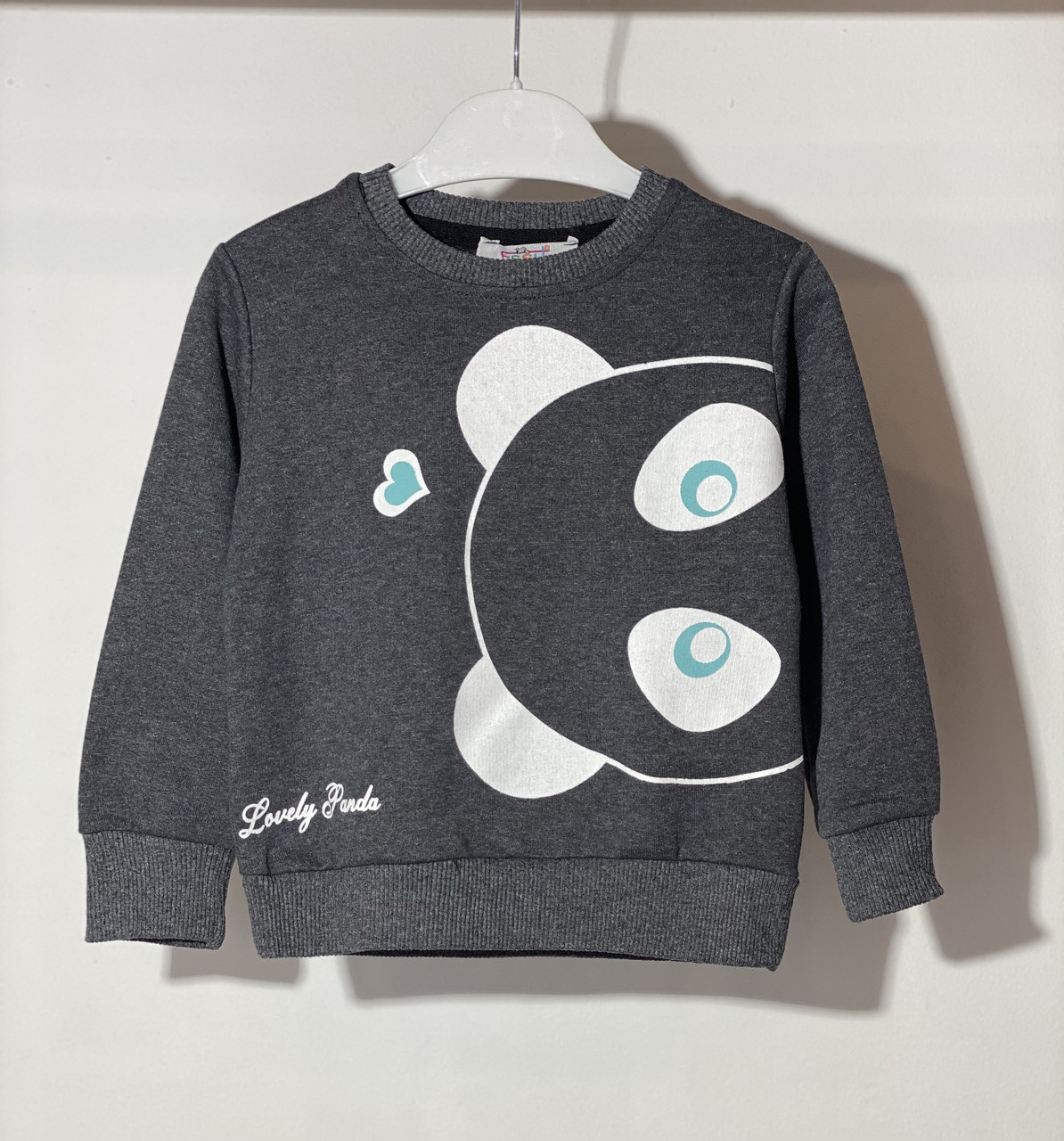 Світшот двонитка для дівчинки Essu 59272 104 см Сірий