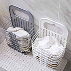 New Кошик для зберігання білизни, кошик для брудної білизни, складана корзина для білизни, фото 4