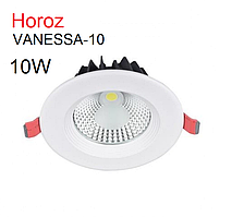 Вбудований світильник LED 10W 6400K Horoz VANESSA-10 точковий світлодіодний