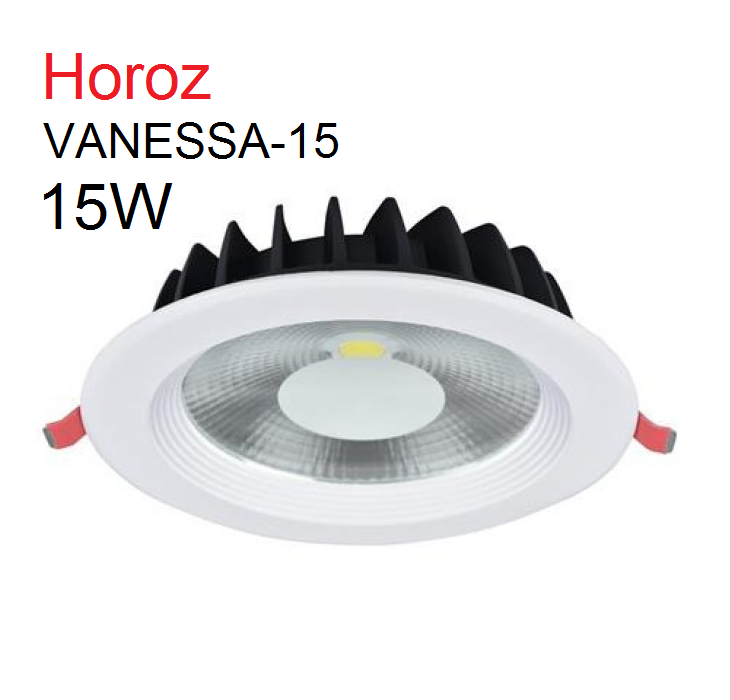 Вбудований світильник LED 15W 6400K Horoz VANESSA-15 точковий світлодіодний