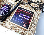 Гра для дорослих "Золотий стандарт": мережева маска, фанти, цукерки для пристрасті, листівка, батіг, масажер, фото 8