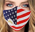 Багаторазова повітропроникна маска з клапаном, фото 3