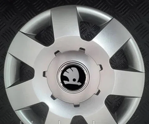 Ковпаки Skoda черн R14 (Комплект 4шт) SJS 219