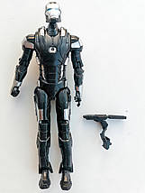 Ігрові фігурки місткі "Avengers", набір із 8 головних героїв — 17 см, світло, рухомі., фото 2