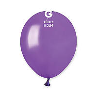 Повітряні кульки 5" (13 см) (Поштучно). без малюнків - Фіолетовий металік G-50-34