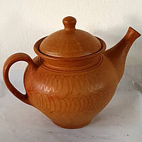 Чайник керамічний для запарювання або ж заварювання натуральних трав'яних чаїв (+- 1000 мл)
