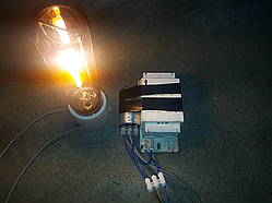 №1 подключенный Комплект Днат 150W Дроссель+ИЗУ+Патрон+Лампа