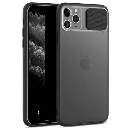 Чохол накладка xCase для iPhone 12 Pro Max Slide Hide Camera Black, фото 1