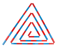 Дидактичний матеріал Математичні штанги методика Монтессорі Komarovtoys ММ0004, фото 2