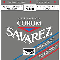 Струны для классической гитары Savarez 500ARJ Corum Alliance Classical Guitar Strings Mixed Tension