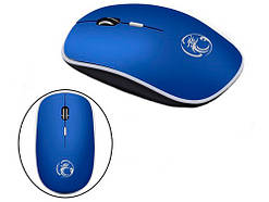 Бездротова миша мишка тиха плоска 1600dpi iMice G-1600, синя
