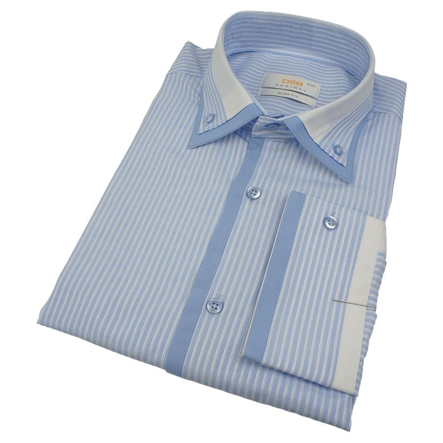 Бавовняна чоловіча класична сорочка Desibel 0350 NDS 05, фото 1