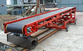 Стрічковий конвеєр шириною стрічки 300 мм, довжиною 15 м, 4,0 кВт