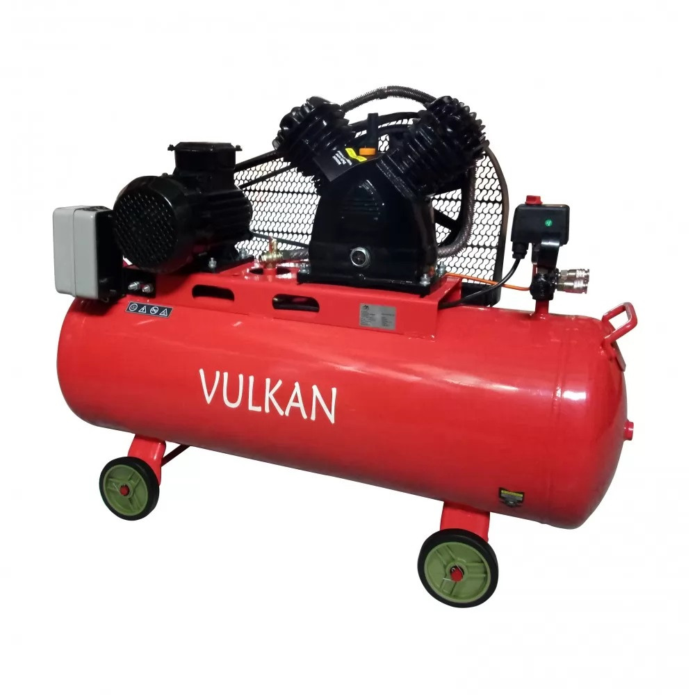 Масляний ремінною компресор Vulkan IBL2070E-380-100 (2.2 кВт, 340 л/хв, ~3ф, 380 В) (26540)