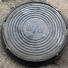 Кришка чавунна "ГТС" Л 6,7т (35 кг) (Ø660 мм.)