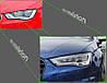 Передні фари Audi A3 8 V (12-16) тюнінг Full led оптика (разом галогену), фото 4
