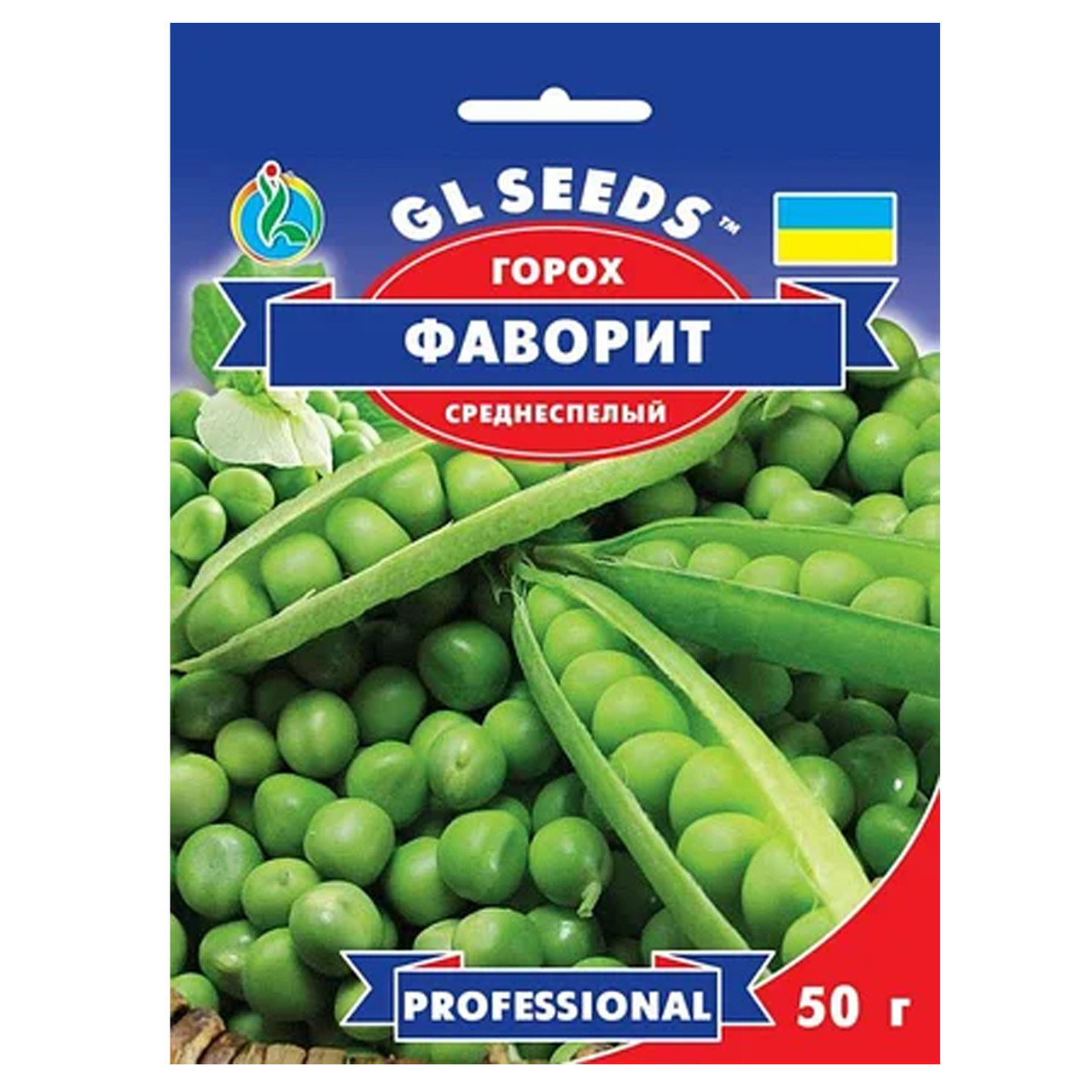 Горох Фаворит 50 г Gl Seeds, фото 1
