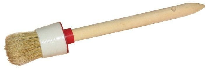 Пензель круглий Mastertool 91-2130 No6 пластикова обойма, фото 1