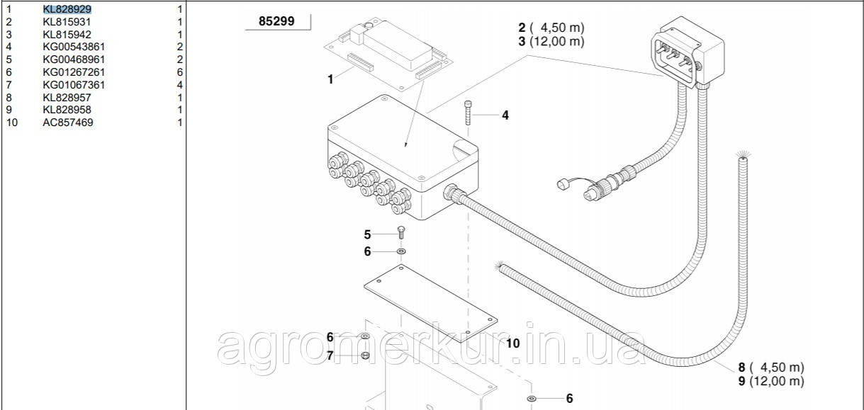 KL828929 плата електронна F. 9M Ph Frame