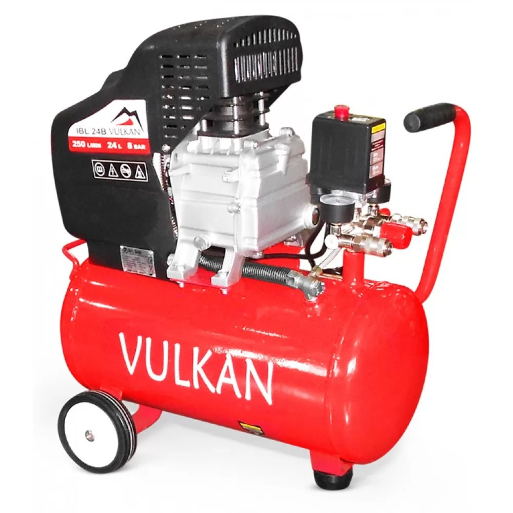 Безмасляний компресор Vulkan IBL24B (1.9 кВт, 190 л/хв) (25154)