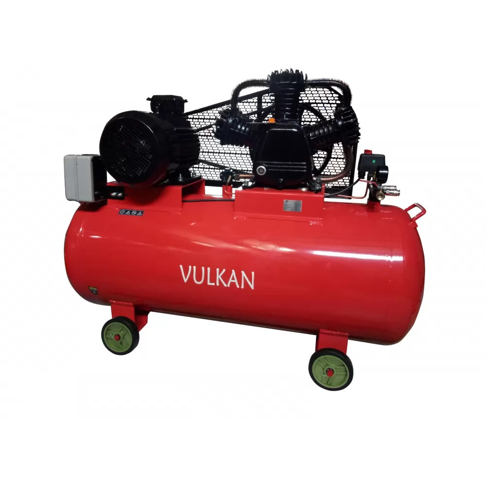 Масляний ремінною компресор Vulkan IBL3090D (7.5 кВт, 840 л/хв, ~3ф, 380 В) (25239)