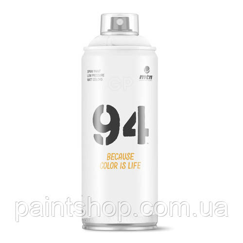 Аерозольна фарба MTN 94 R-9010 Blanco (Білий) 400 мл