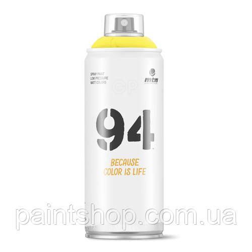 Аерозольна фарба MTN 94 RV-109 Amarillo Canarias (Жовта канарка) 400 мл