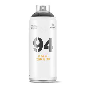 Аерозольна фарба MTN 94 R-9011 Negro Black (Чорний) 400 мл