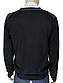 Класичний чоловічий кардиган Barosso 0440 Н1 чорного кольору, фото 3