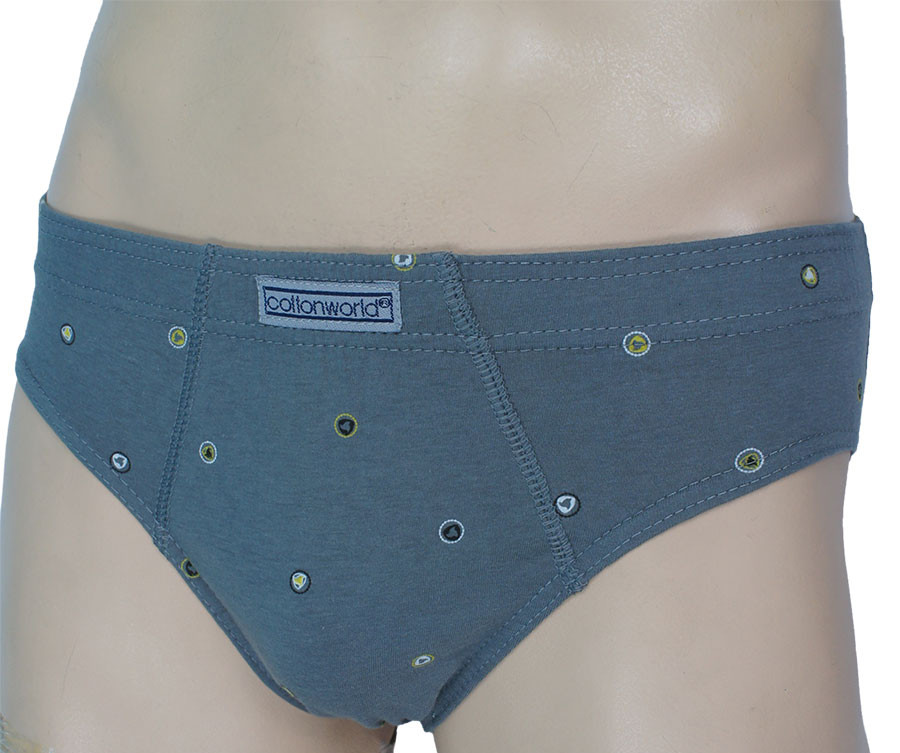 Чоловічі бавовняні плавки Cotton World 030 Н в різних кольорах, фото 1