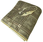 Электропростынь BTB Electric Blanket 7422 150х160 см, сірий картатий, фото 2
