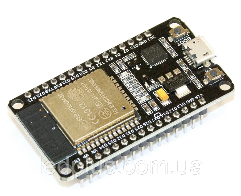 Модуль ESP32 WiFi Bluetooth WROOM-32 30Pin DevKit V1 CP2102 розпаяна