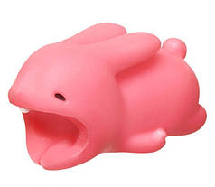 Захист від перетирання, органайзер для кабелю Alitek Animals Рожевий Зайчик