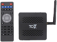 TOX1 TV Box, 4/32 Гб, 8K UltraHD, Amlogic S905X3, Android 9.0, HDR 10+, USB 3.0, Смарт приставка TOX1 Smart TV