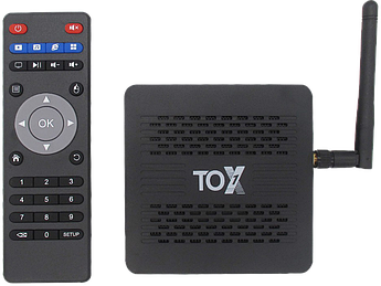 TOX1 TV Box, 4/32 Гб, 8K UltraHD, Amlogic S905X3, Android 9.0, HDR 10+, USB 3.0, Смарт-приставка TOX1 Smart TV