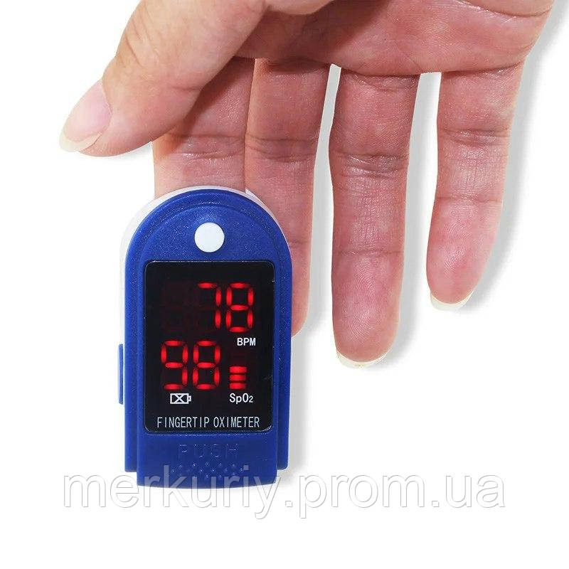 Пульсоксиметр Fingertip Pulse Oximeter | Пульсометр на палець