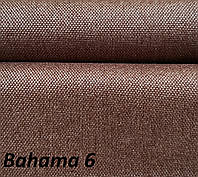 Меблева тканина BAHAMA рогожка для обивки меблів №6 коричневого кольору
