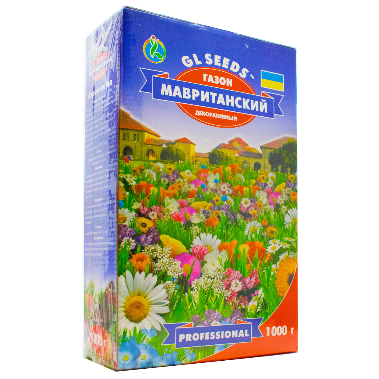 Трава газонна Мавританський газон 1 кг Gl Seeds