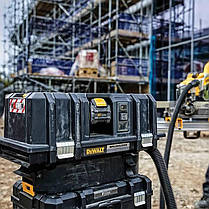 Пилосос акумуляторний DeWALT DCV586MT2, 54В XR FLEXVOLT Li-lon, безщітковий, довжина шланга 2.4 м, об'єм пилозбірника 11 л, вага, фото 6